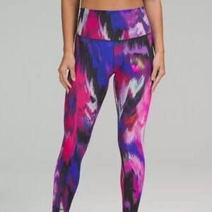 Lululemon Wunder Train High rise Tight legging 28” size 4 NEW DICR Multicolor